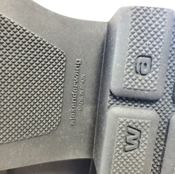 NWT$995 Alexander Wang Carter Black Patent Leather Platform Tall Boots Sz 38 - Picture 16 of 16